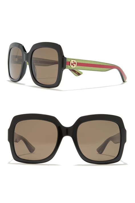 gucci 54mm oversized sunglasses|gucci 54mm designer sunglasses.